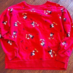 Vintage Disney Mickey Mouse Crew Neck Sweatshirt